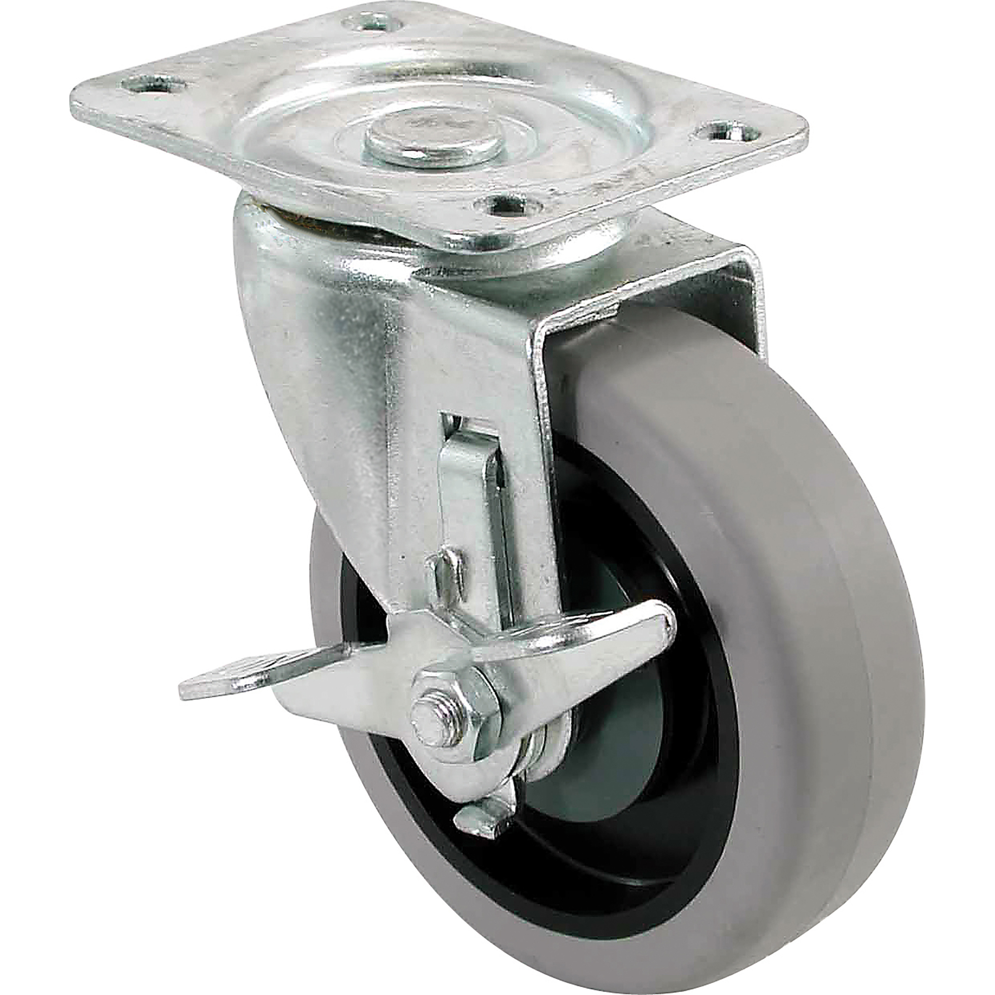 Shepherd Hardware, Casters, Wheel Diameter 4 in, Caster Type Rigid and Swivel, Package (qty.) 4, Model# 9736